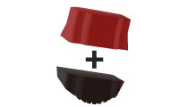 紅黑腳套ICON